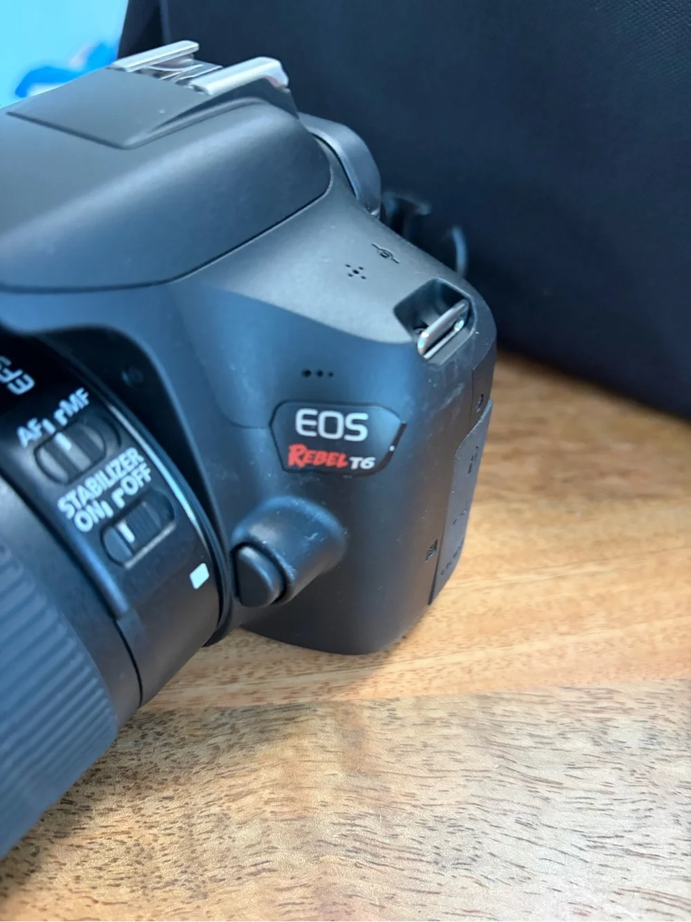 Canon EOS Rebel T6 DSLR Camera with 18-55mm Lens - Black